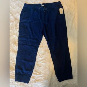Navy Cargo Pants